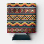 Rafraîchisseur Pour Canette Nom personnalisé Motif africain (Devant)