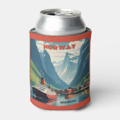 Rafraîchisseur Pour Canette Nom personnalisé Norvège (Can devant)