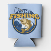 Rafraîchisseur Pour Canette Nom personnalisé Pêche terminée (Devant)