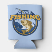 Rafraîchisseur Pour Canette Nom personnalisé Pêche terminée (Dos)