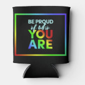 Rafraîchisseur Pour Canette Nom personnalisé Pride peut refroidir (Devant)