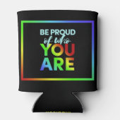 Rafraîchisseur Pour Canette Nom personnalisé Pride peut refroidir (Dos)