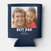 Rafraîchisseur Pour Canette Nom photo du meilleur père moderne (Devant)