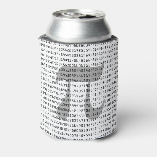 Rafraîchisseur Pour Canette Nombreux chiffres de Pi Mathematical Constante (Can Dos)