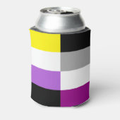 Rafraîchisseur Pour Canette Nonbinary Asexual Dual Pride Flag (Can Dos)