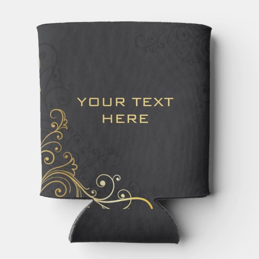 Rafraîchisseur Pour Canette Note musicale Design or de luxe (Dos)