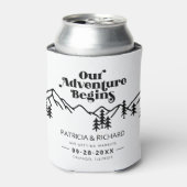 Rafraîchisseur Pour Canette Notre Aventure Commence Un Mariage Extérieur Écono (Can devant)