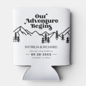 Rafraîchisseur Pour Canette Notre Aventure Commence Un Mariage Extérieur Écono (Dos)