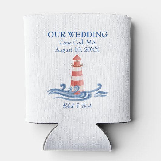Rafraîchisseur Pour Canette Notre Mariage - Cape Cod (Dos)
