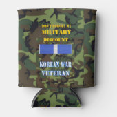 RAFRAÎCHISSEUR  POUR CANETTE N'OUBLIE PAS MA RÉDUCTION MILITAIRE (Devant)