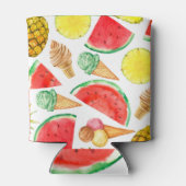 Rafraîchisseur Pour Canette Nourriture d'été : pastèque Crème glacée (Dos)