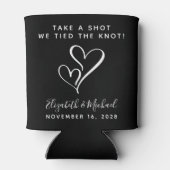 Rafraîchisseur Pour Canette Nous Avons Mis Le Mariage De Noeud En Faveur (Dos)