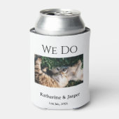 Rafraîchisseur Pour Canette Nous faisons mariage fiançailles nom animal photo  (Can devant)