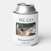 Rafraîchisseur Pour Canette Nous faisons mariage fiançailles nom animal photo  (Can Dos)