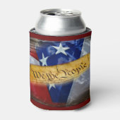 Rafraîchisseur Pour Canette Nous Le Peuple Drapeau Américain (Can devant)