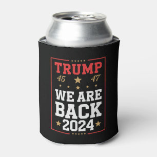 Rafraîchisseur Pour Canette Nous sommes de retour Trump Drapeau USA Élection G