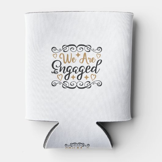 Rafraîchisseur Pour Canette Nous sommes engagés (Devant)