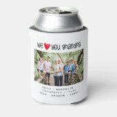 Rafraîchisseur Pour Canette Nous ♥ Tu es grand-père Keepsaké Photo (Can Dos)