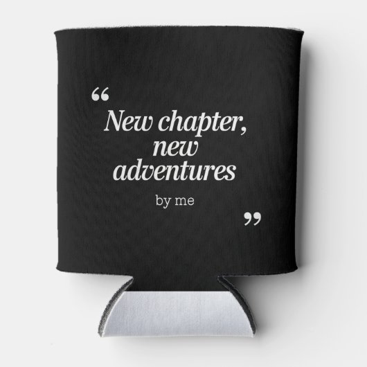 Rafraîchisseur Pour Canette Nouveau chapitre, New Adventures Design by Me (Devant)