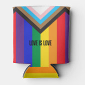 Rafraîchisseur Pour Canette Nouveau drapeau couleurs rayures de la fenêtre clo (Devant)