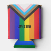 Rafraîchisseur Pour Canette Nouveau drapeau couleurs rayures de la fenêtre clo (Dos)