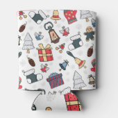 Rafraîchisseur Pour Canette Nouvel An : Motif de Noël. (Dos)