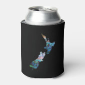 RAFRAÎCHISSEUR  POUR CANETTE NOUVELLE-ZÉLANDE CARTE PAUA (Can devant)