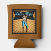 Rafraîchisseur Pour Canette Nuit des dames de cowgirl (Dos)