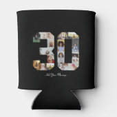 Rafraîchisseur Pour Canette Numéro 30 Collage photo (Dos)