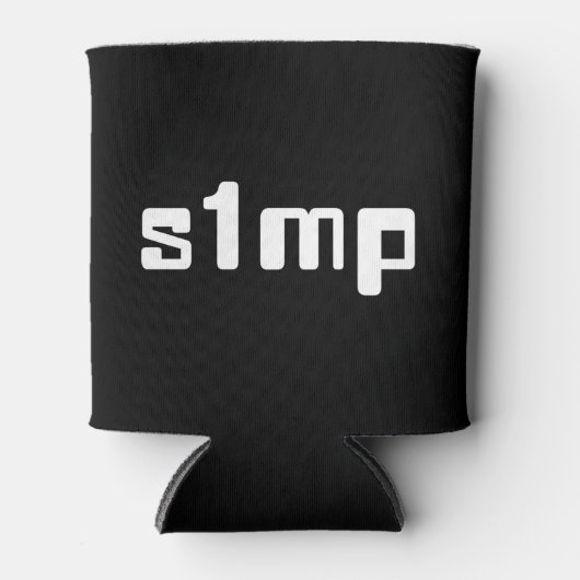 Rafraîchisseur Pour Canette Numéro Un Simp peut refroidir (Devant)