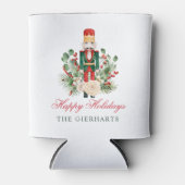Rafraîchisseur Pour Canette Nutcracker Happy Holidays Custom Christmas (Devant)