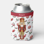 Rafraîchisseur Pour Canette Nutcracker Personnaliser Nom Cadeau de Noël (Can devant)