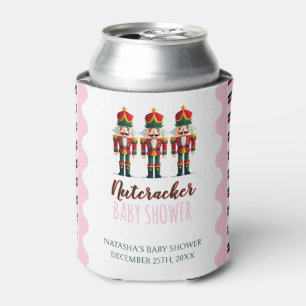 Rafraîchisseur Pour Canette Nutcracker rose fille Baby shower de Noël