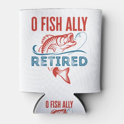 Rafraîchisseur Pour Canette O Pêche Ally Retraité Funny Pêche Retraite (Devant)