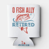 Rafraîchisseur Pour Canette O Pêche Ally Retraité Funny Pêche Retraite (Dos)