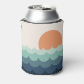 Rafraîchisseur Pour Canette Océan bleu intense au coucher du soleil (Can Dos)