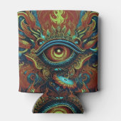 Rafraîchisseur Pour Canette Oeil de flamme visionnaire spirituel (Dos)