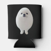 Rafraîchisseur Pour Canette Oeuf Chien mème double face noir (Dos)