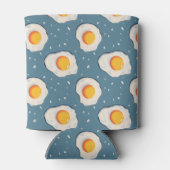 Rafraîchisseur Pour Canette Oeufs frits sur le bleu (Dos)