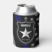 Rafraîchisseur Pour Canette Officier de police Shérif Cop Flag (Can devant)