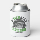 Rafraîchisseur Pour Canette Ofish Retraité Pêche Retraite Cadeau Vert (Can devant)