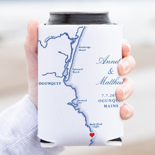Rafraîchisseur Pour Canette Ogunquit Maine Carte Cadeau de Mariage Boisson