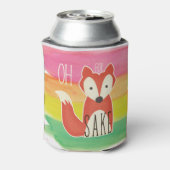 Rafraîchisseur Pour Canette Oh Pour Fox Sake Watercolor Stripes (Can Dos)