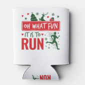 Rafraîchisseur Pour Canette Oh What Fun It Is to Run Christmas Running Runner (Dos)