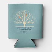 Rafraîchisseur Pour Canette Oiseaux oranges modernes dans un grand arbre Réuni (Devant)