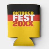 Rafraîchisseur Pour Canette Oktoberfest Octoberfest drapeau allemand (Dos)