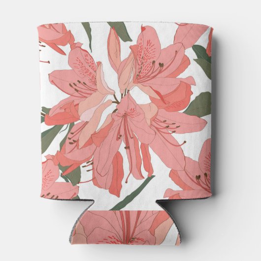 Rafraîchisseur Pour Canette Oleander Flower : Orange White (Dos)