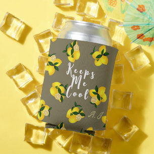 Rafraîchisseur Pour Canette Olive chic citron