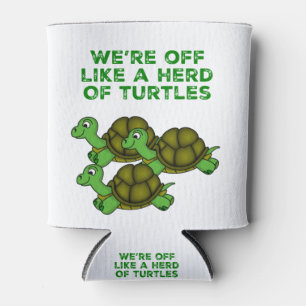 Rafraîchisseur Pour Canette On est comme un troupeau de tortues Drôle design