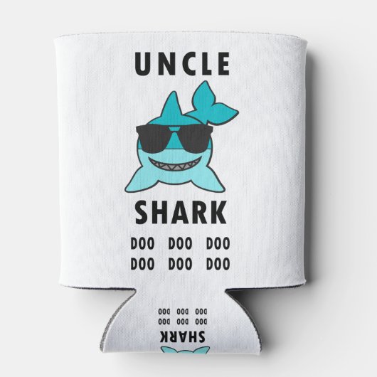 Rafraîchisseur Pour Canette ONCLE SHARK Doo Doo Doo Doo (Dos)